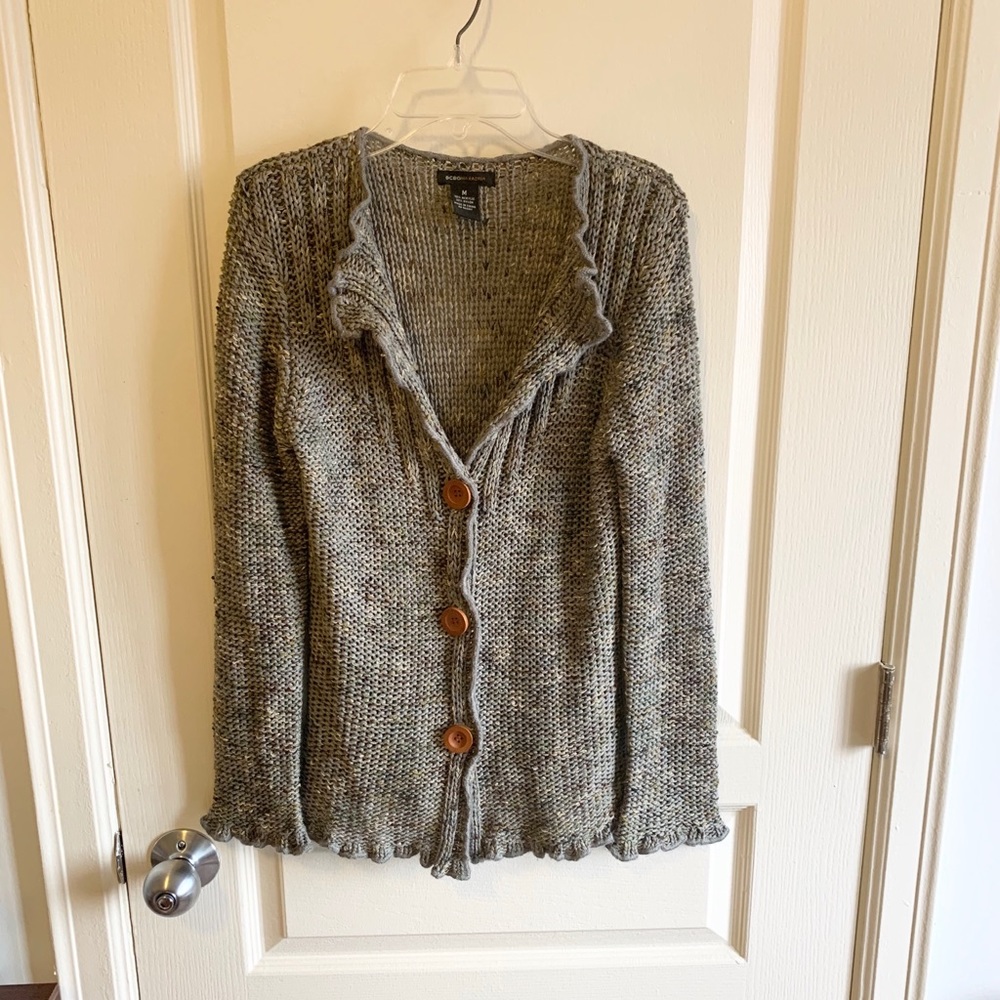 **SOLD**BCBGMaxAzria Multicolored Cardigan Sweater